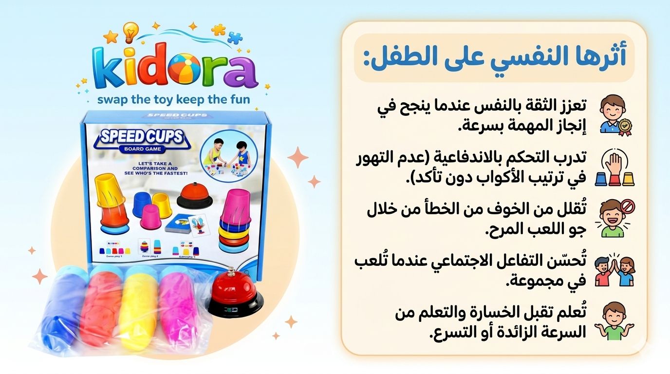 لعبة  الأكواب السريعة